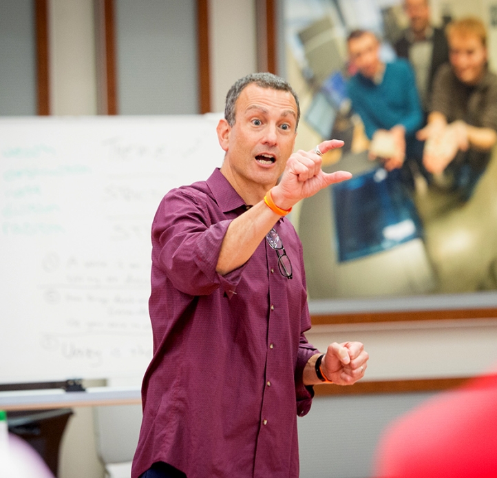 Drew Kahn at the Anne Frank Project Social Justice Festival